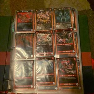 White wolf inc. trading cards